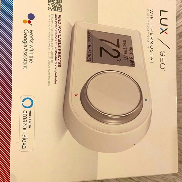 Lux Smart WiFi Thermostat - White - Picture 6 of 6